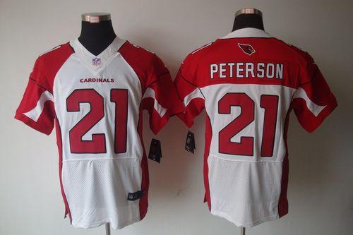 Nike Cardinals #21 Patrick Peterson White Men's Stitched NFL Vapor Untouchable Elite Jersey